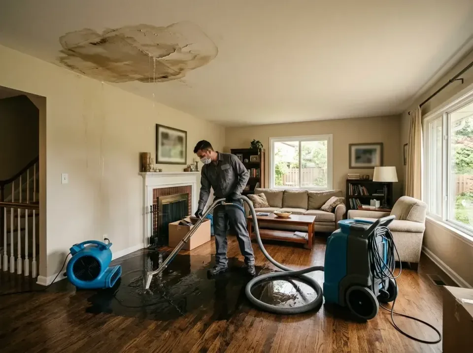 attic-pipe-burst-ceiling-drip-008 — frequently asked questions, Water Damage Restoration & Carpet Care in Washington, IN